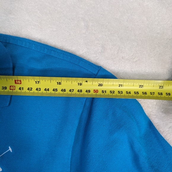 Polo Ralph Lauren Custom fit men's turquoise polo shirt size XL - Picture 9 of 12